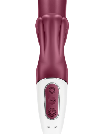 Вибратор-кролик бордовый Love Me Satisfyer 