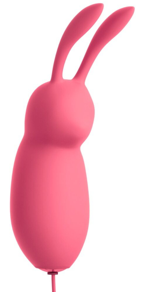 Перезаряжаемая вибропуля розовая с проводным управлением OMG! #Cute Vibrating Bullet