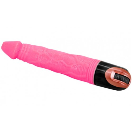 Реалистичный вибратор розового цвета Baile 22 см