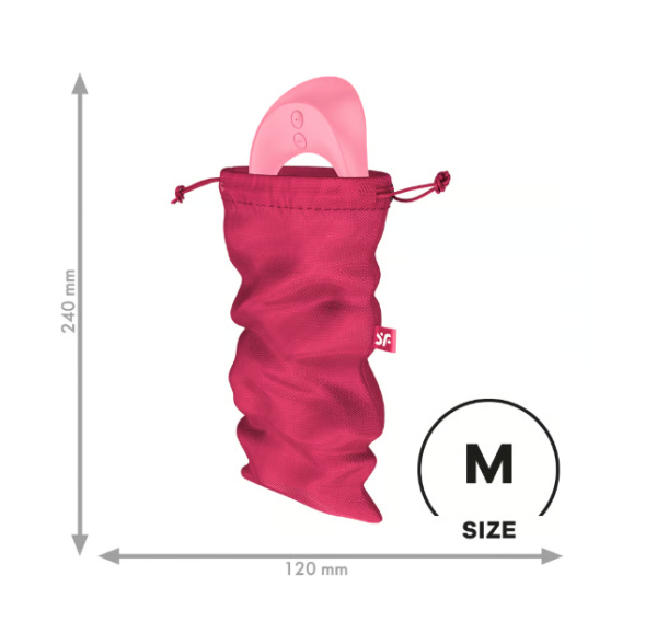 Мешочек для хранения секс игрушек розовый Treasure Bag M Satisfyer 
