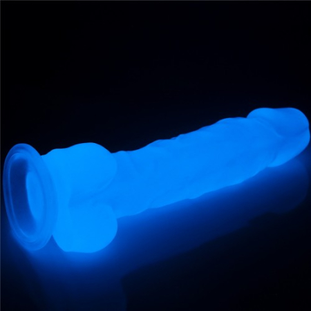 Светящийся в темноте фаллос на присоске Lumino Play Dildo 22 см