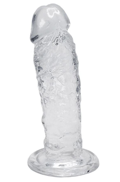 Прозрачный фаллоимитатор на присоске Majestic Jelly Dildo 14,7 см