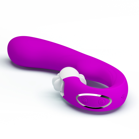 Перезаряжаемый вибратор-кролик Pretty Love Magic Tongue