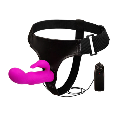Страпон кролик с вибрацией Baile Ultra Harness