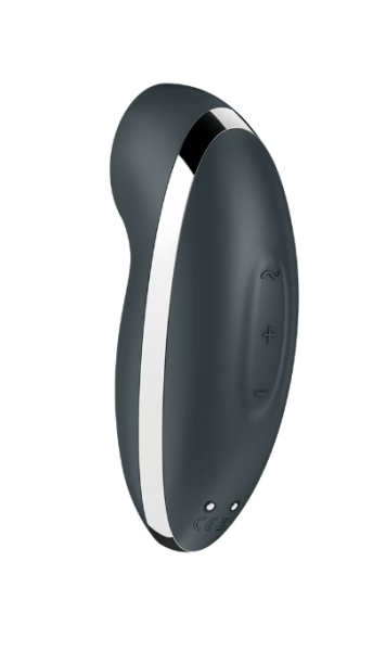 Клиторальный вибростимулятор с пульсацией серыйTap аnd Climax 2 Satisfyer 
