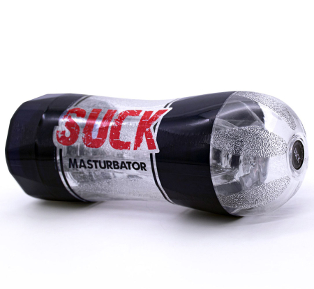 Мастурбатор в колбе прозрачный Suck