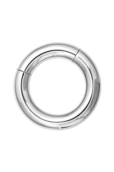 Кольцо на пенис серебристое TOYFA D 3,5 см