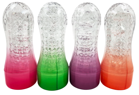 Мастурбатор в прозрачной колбе Rainbow Masturbation Cup