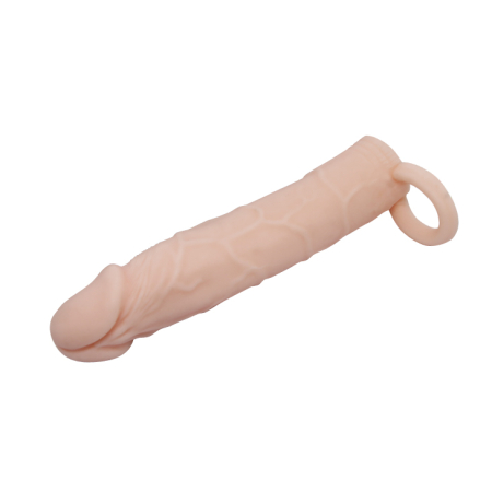 Насадка-удлинитель на пенис с закрытой головкой Pretty Love Penis Sleeve 7" Large 