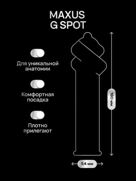 Презервативы MAXUS G-Spot X-Edition 15 шт