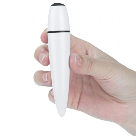 Белый мини-вибратор Ijoy Rechargeable Power Play