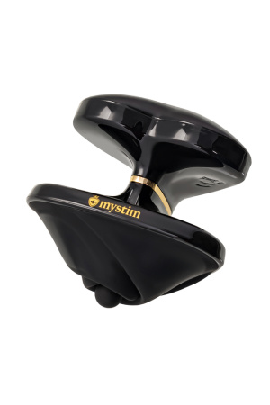 Вибратор с электростимуляцией черный Mystim Heart ́s Desire