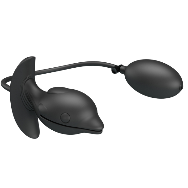 Надувная перезаряжаемая анальная втулка с вибрацией Pretty Love Hanson