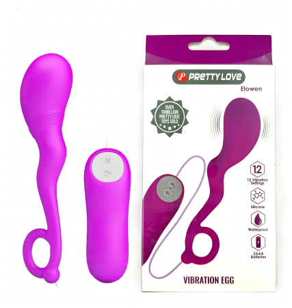 Виброяйцо необычной формы Pretty Love Elowen