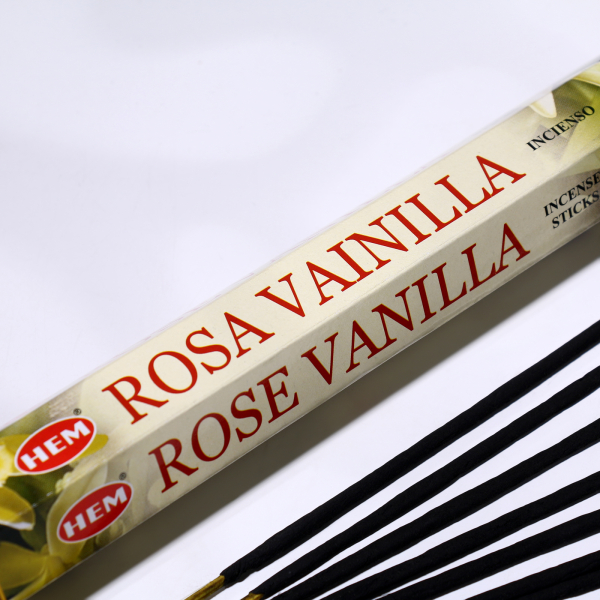 Благовония HEM "Rose Vanilla" (20 палочек)