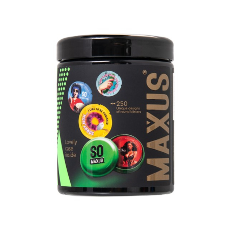 Презервативы MAXUS Mixed в пластиковом кейсе 12 шт