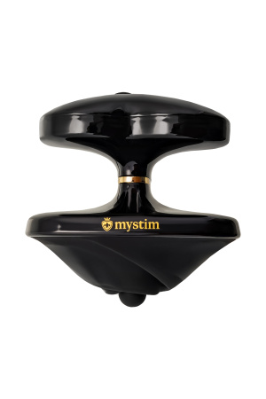 Вибратор с электростимуляцией черный Mystim Heart ́s Desire