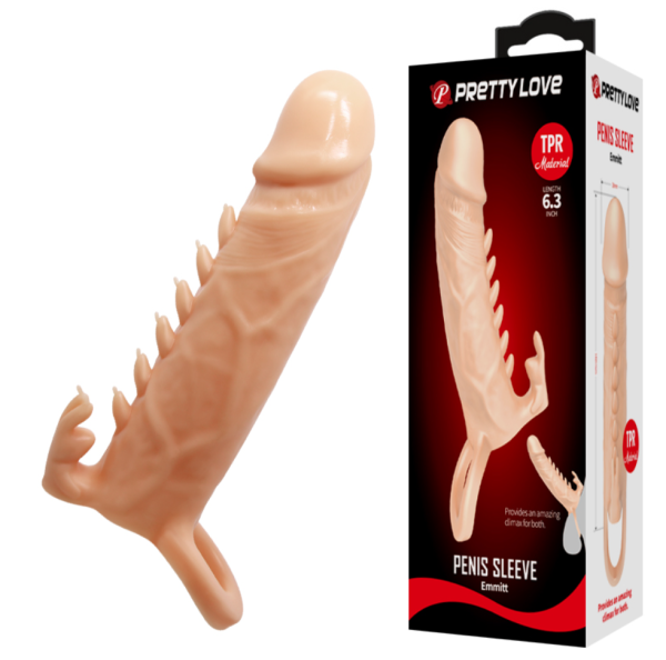 Насадка-удлинитель на пенис Pretty Love Penis Sleeve Emmitt
