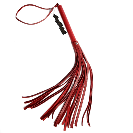 Флоггер с красной ручкой