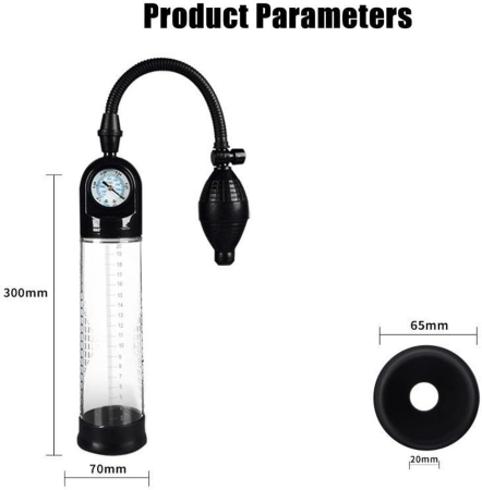 Вакуумная помпа с манометром Men Powerup Powerup