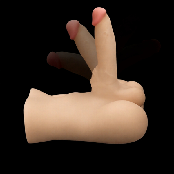 Реалистичный мастурбатор с анусом и фаллоимитатором Streetgirl's №15 