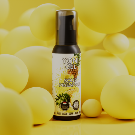 Лубрикант для орального секса со вкусом кислого ананаса SGAN YONI GEL (100 мл)