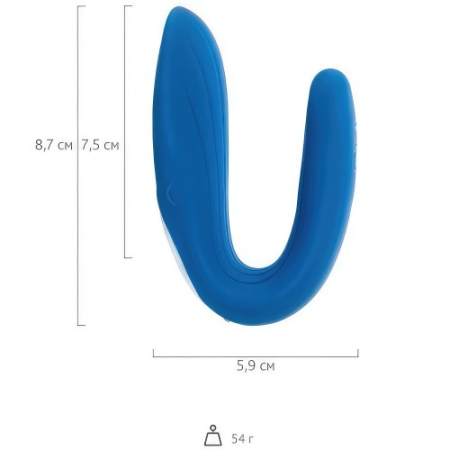 Многофункциональный стимулятор для пар Double Whale Satisfyer 