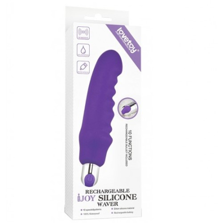 Волнистый перезаряжаемый вибратор IJoy Silicone Waver