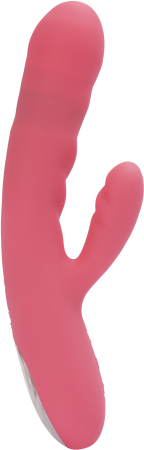 Вибратор-кролик с возвратно-поступательными движениями перезаряжаемый розовый SVAKOM Avery