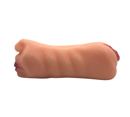 Реалистичный мастурбатор вагина и ротик с зубками 3D Internal Tunnel