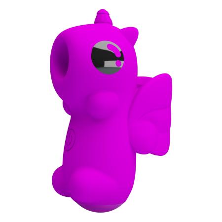 Мини-вибратор на палец с пульсацией Pretty Love Magic Unicorn