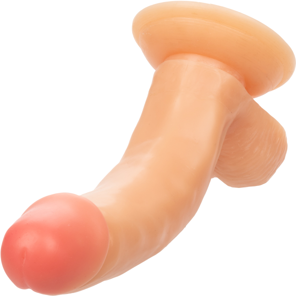 Реалистичный изогнутый фаллоимитатор на присоске Working Stiff The Delivery Man