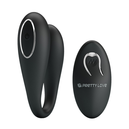 Парный вибромассажер с пультом Pretty Love Algernon черный