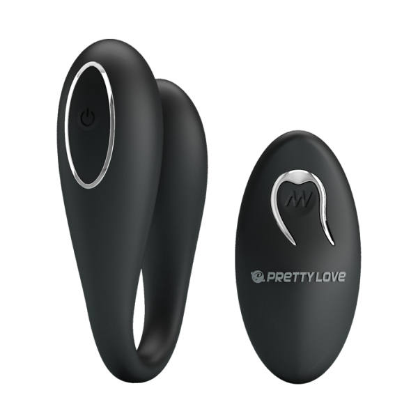 Парный вибромассажер с пультом Pretty Love Algernon черный