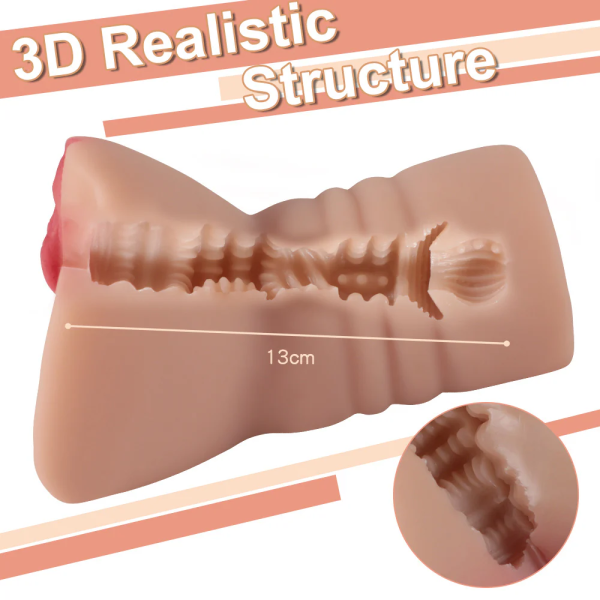 Реалистичный мастурбатор вагина и анус Judith