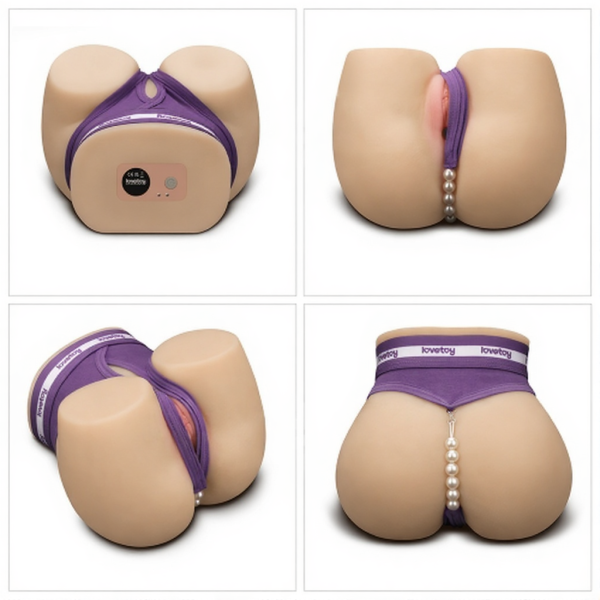 Реалистичный мастурбатор с анусом и вагиной Streetgirl's с вибрацией