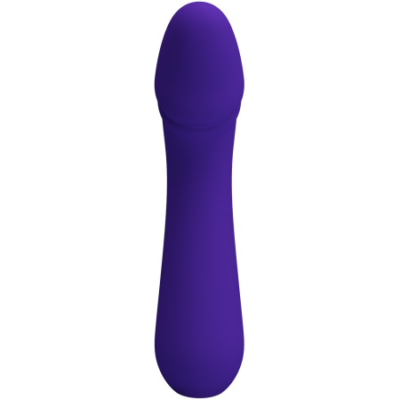 Перезаряжаемый гибкий вибратор для точки G Pretty Love Cetus Super Soft Silicone синий