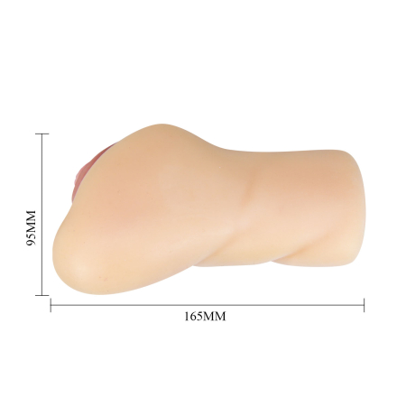 Мастурбатор-вагина реалистичный телесный Crazy Bull Eliana