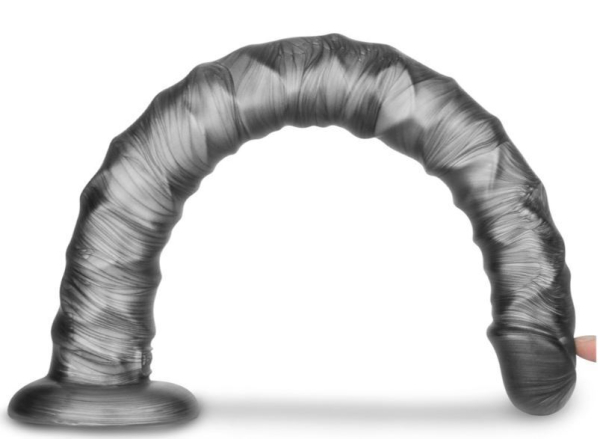 Нереалистичный вибратор Vibrax Slider 40 см