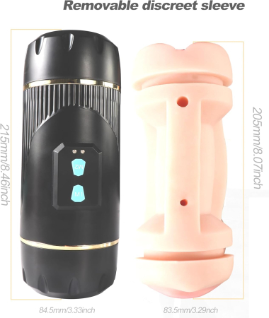 Автоматический мастурбатор вагина и ротик с зубками Juicy Lamour