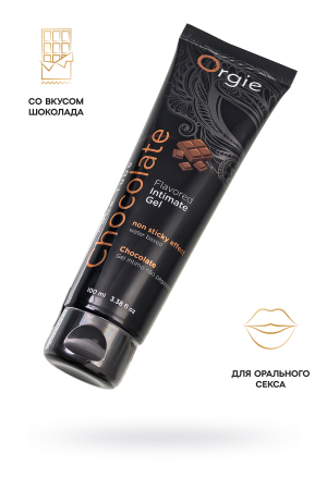 Интимный гель со вкусом шоколада ORGIE Lube Tube (100 мл)