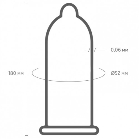 Презервативы с дополнительной смазкой Luxe Royal Nirvana 3 шт