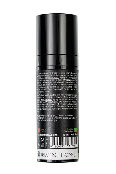 Съедобный гель с эффектом вибрации со вкусом пина колада Orgie DUAL VIBE! KISSABLE (15 мл)