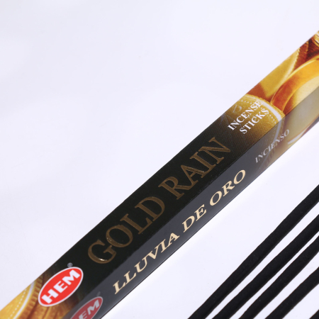 Благовония HEM "Gold Rain" (8 палочек)