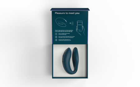 Парный смарт-вибратор зеленый We-Vibe Sync O