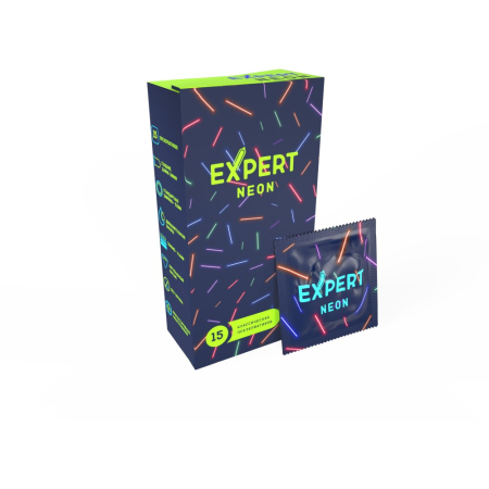 Презервативы светящиеся EXPERT Neon (15 шт)