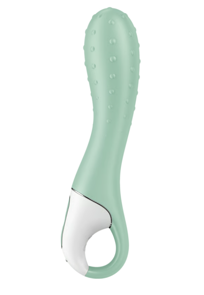 Расширяющийся вибратор зеленый Air Pump Vibrator 3 Satisfyer 