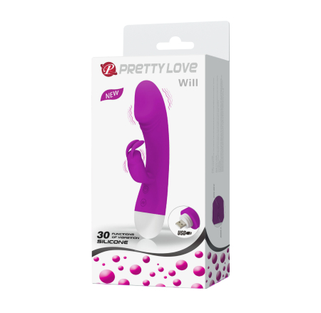 Перезаряжаемый вибратор-кролик Pretty Love Will 