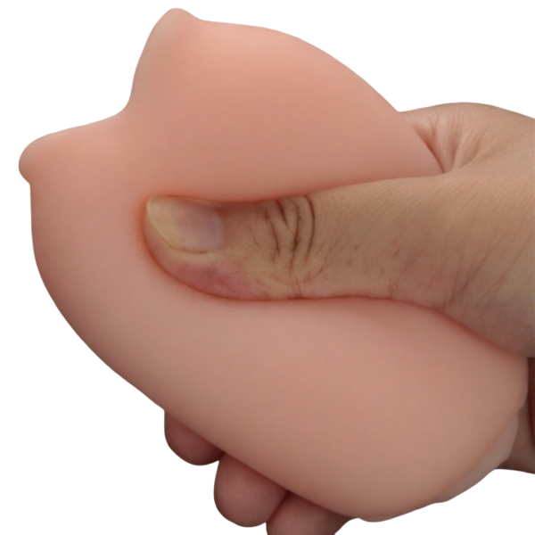 Реалистичный двухсторонний мастурбатор ротик и вагина Slider Double-Ended