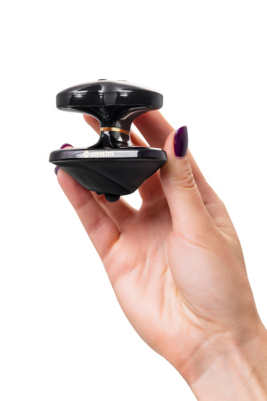 Вибратор с электростимуляцией черный Mystim Heart ́s Desire